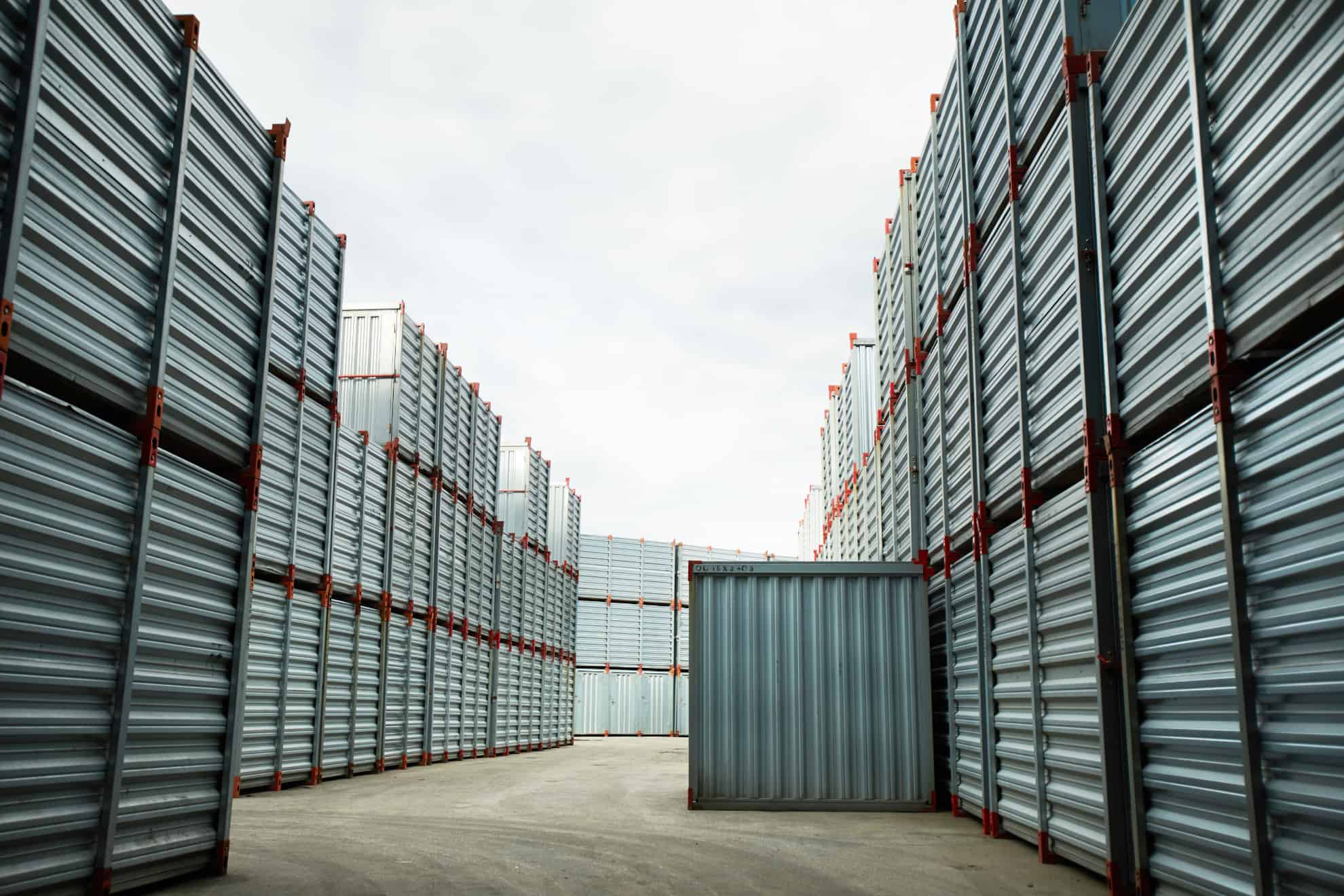 Container zum Transport von Handelswaren
