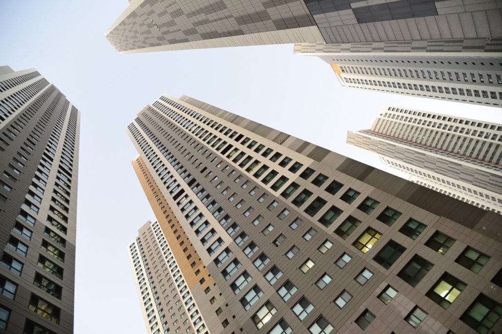 city, buildings, sky