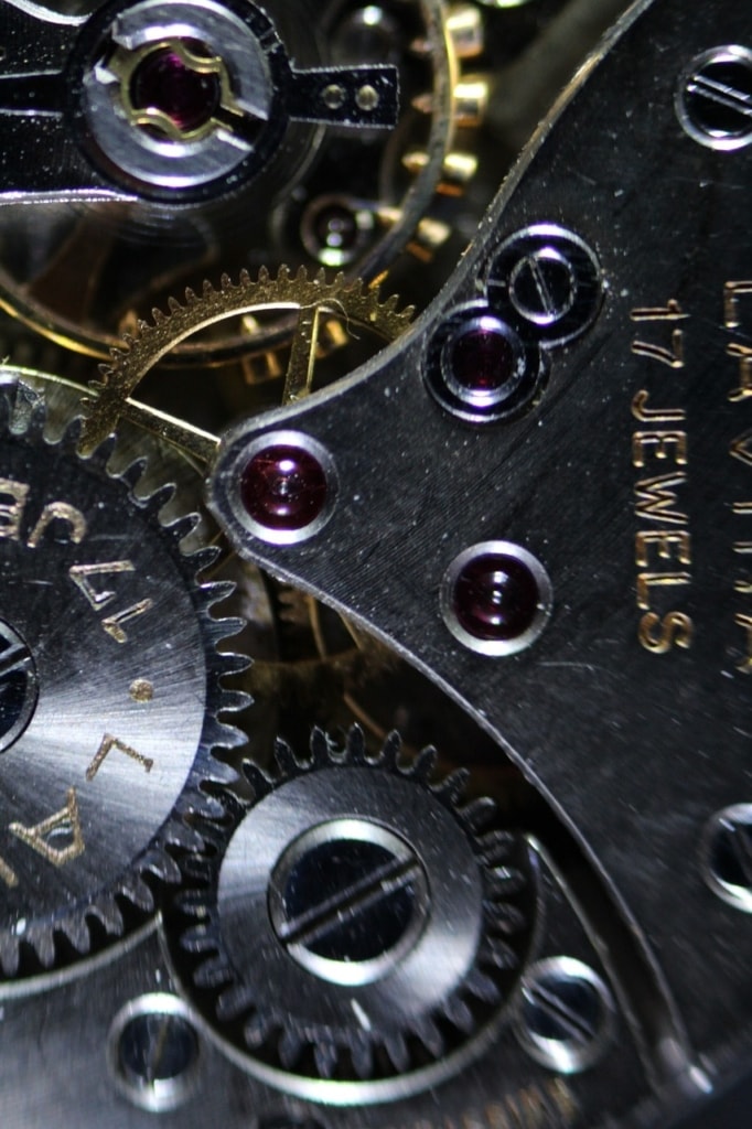 clock, gear train, unruh