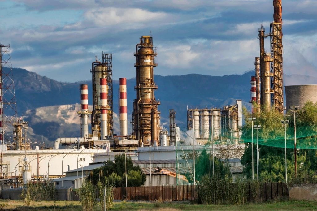 refinery, petroleum, fossil