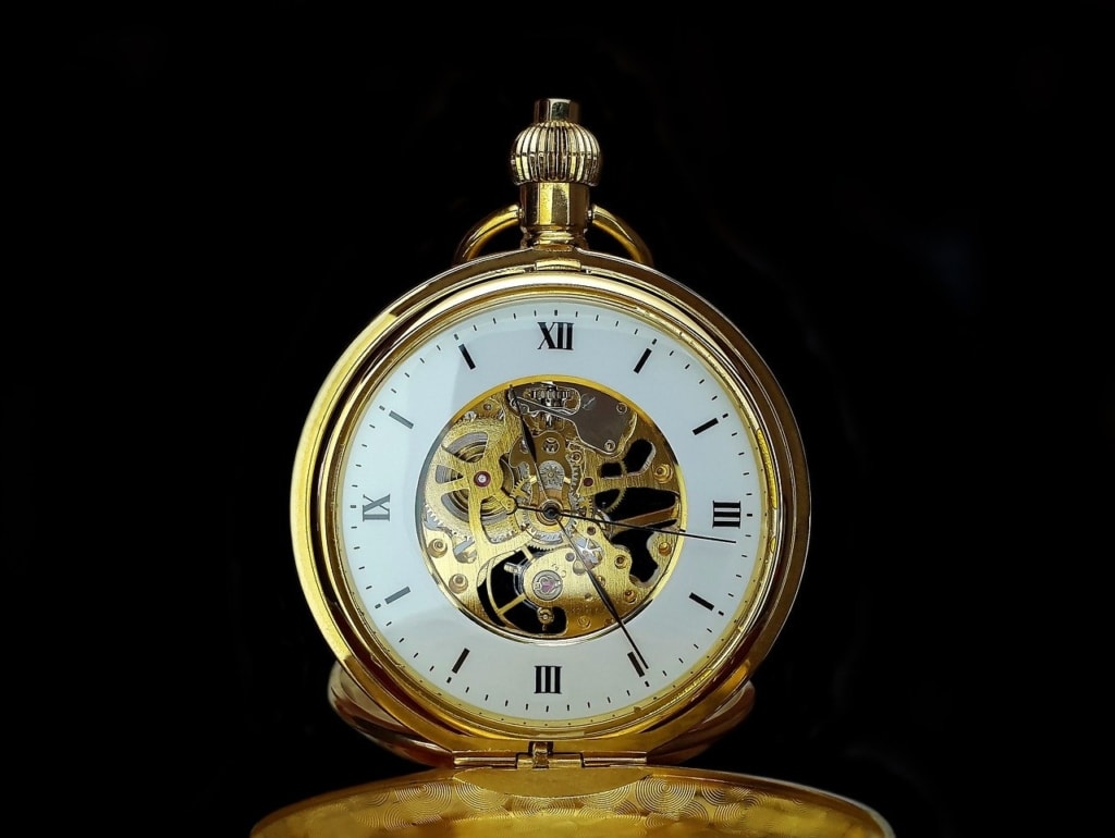 pocket watch, time, clock