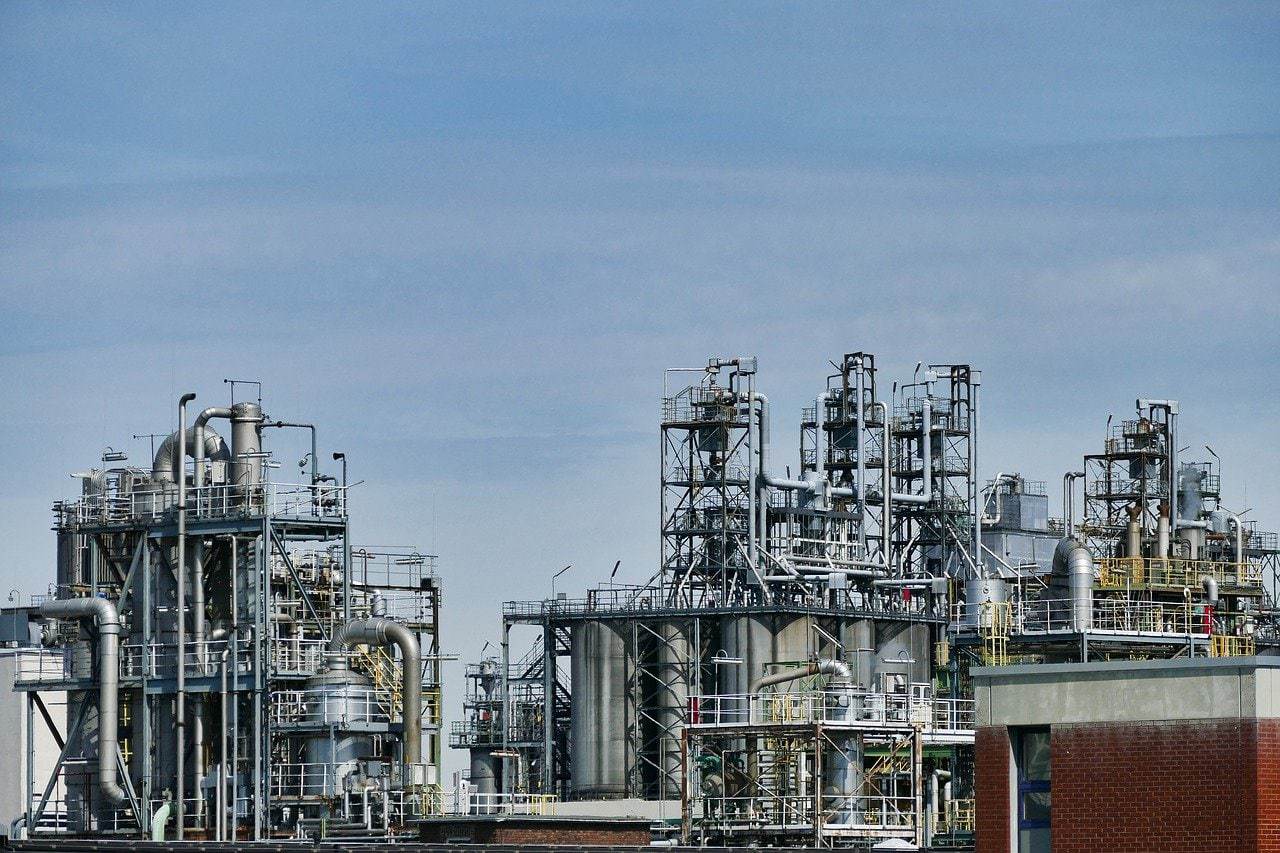 refinery, oil, industry